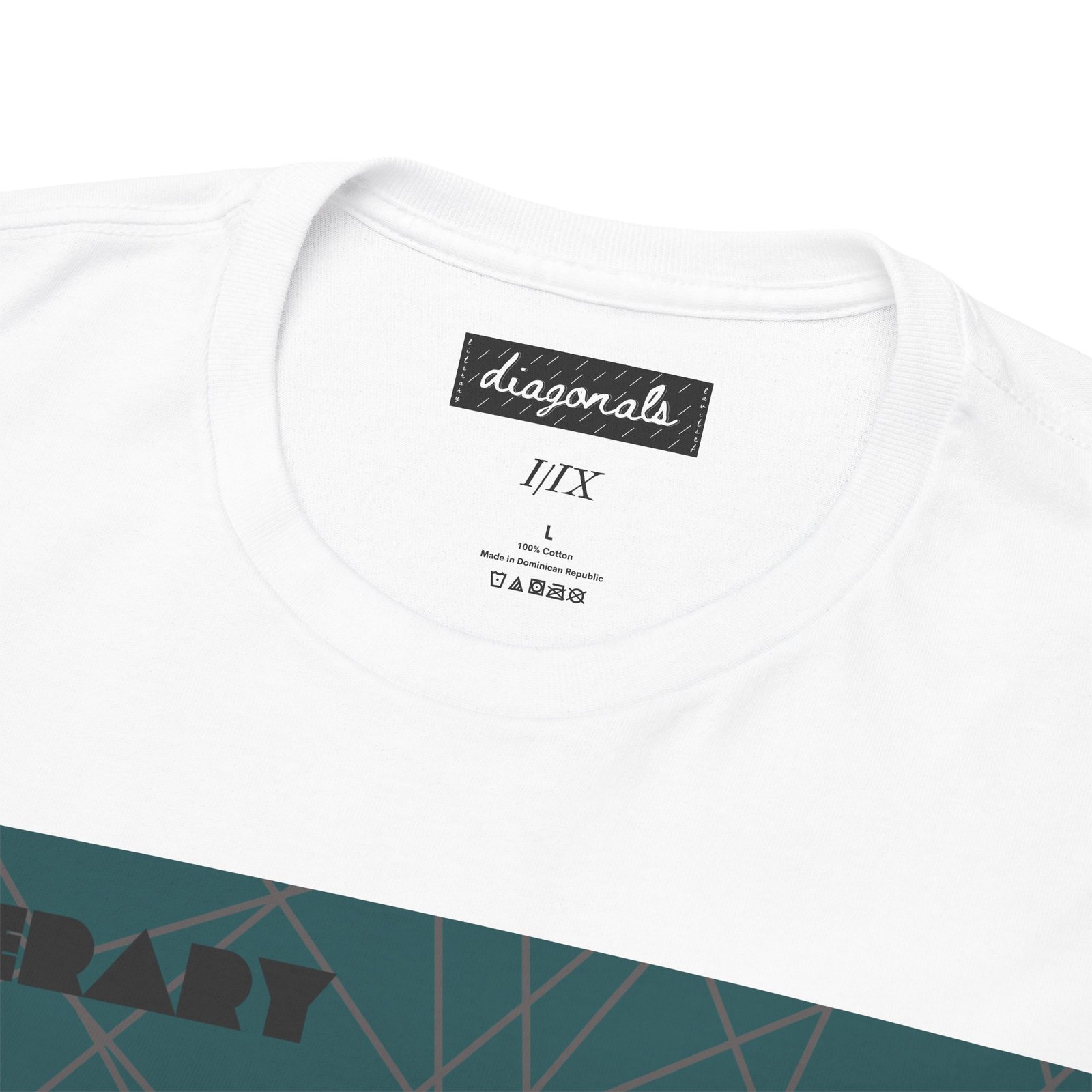 Diagonals T-shirt I/IX (UK) - Image 11