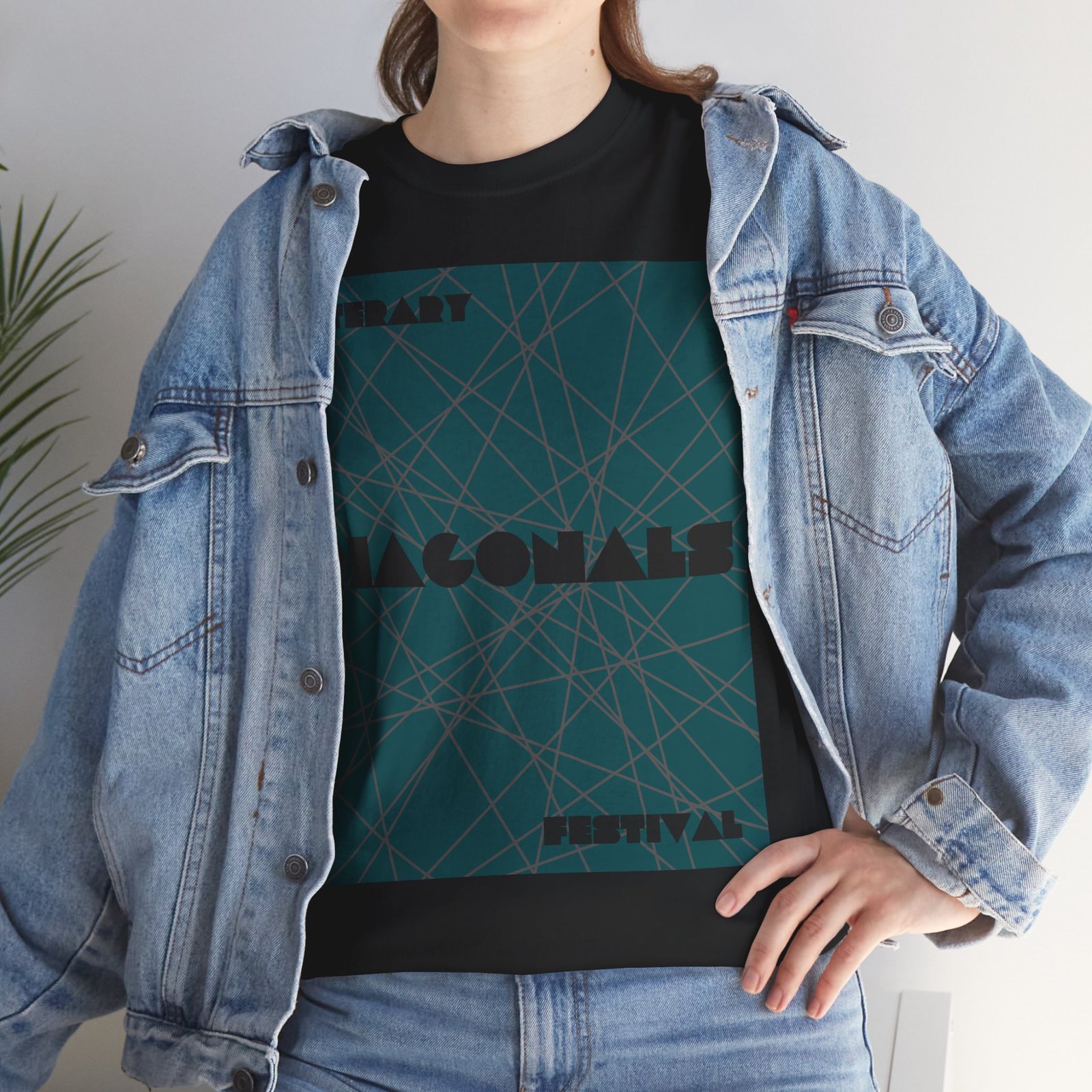Diagonals T-shirt I/IX (UK) - Image 6