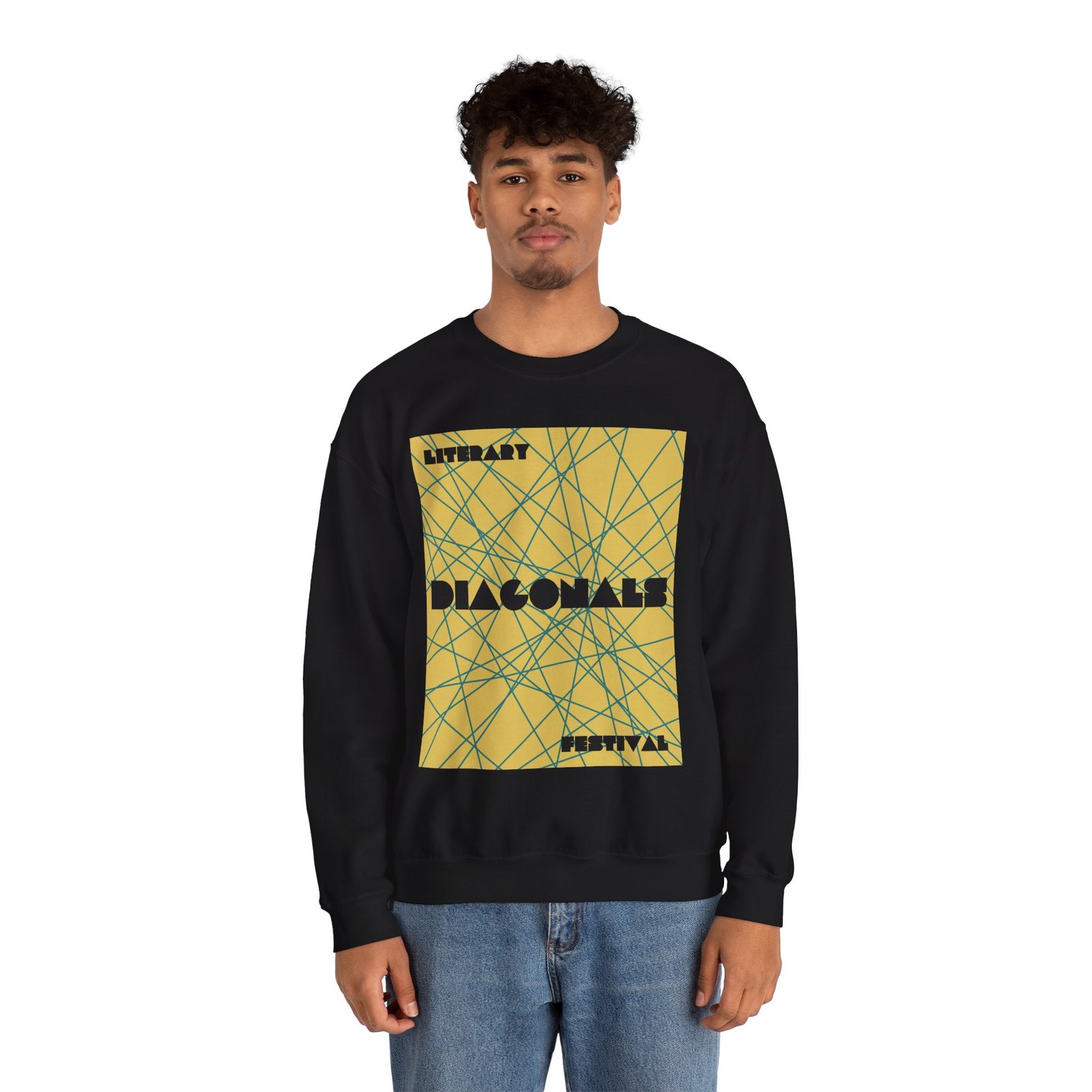 Diagonals Crewneck Sweatshirt I/V - Image 5