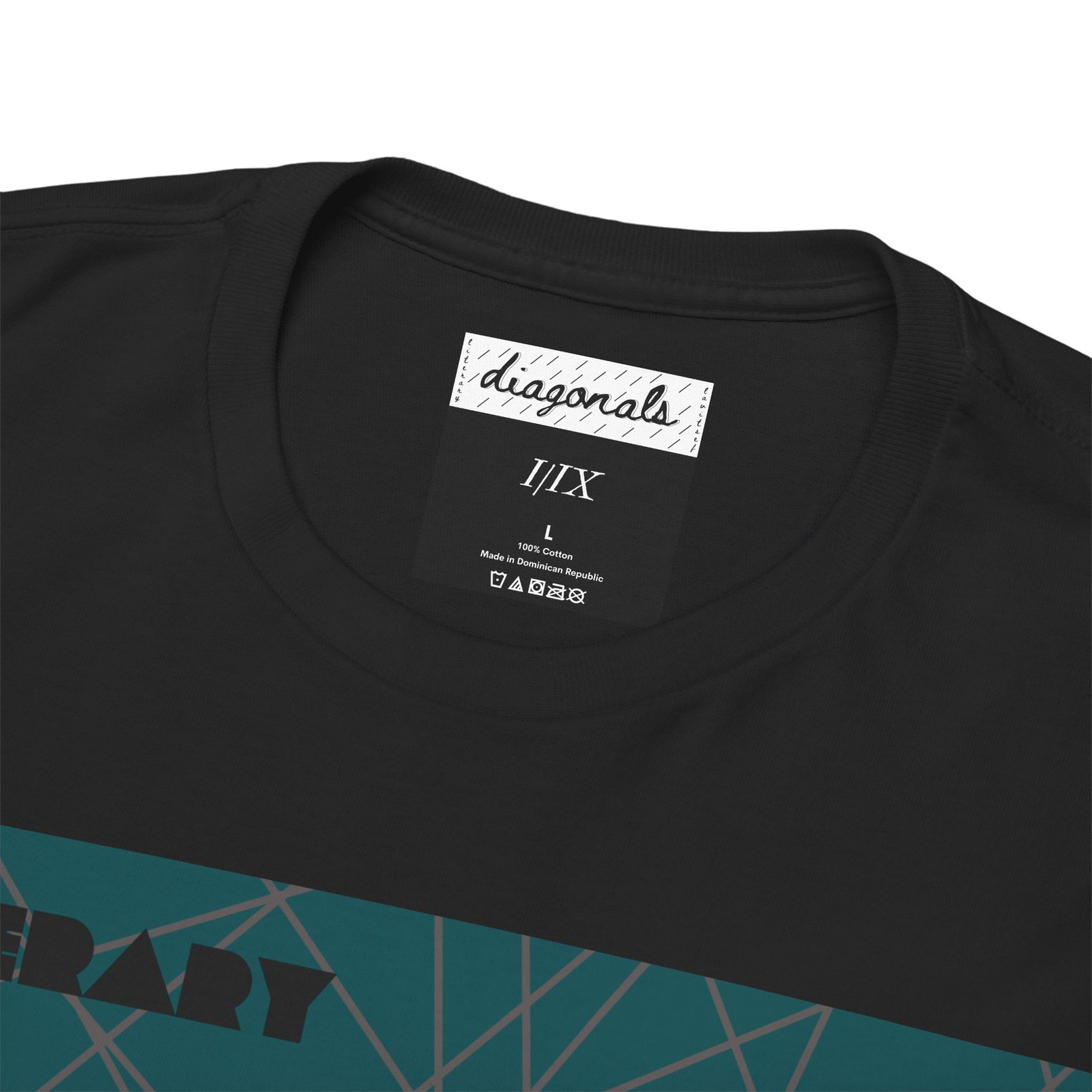 Diagonals T-shirt I/IX (UK) - Image 4