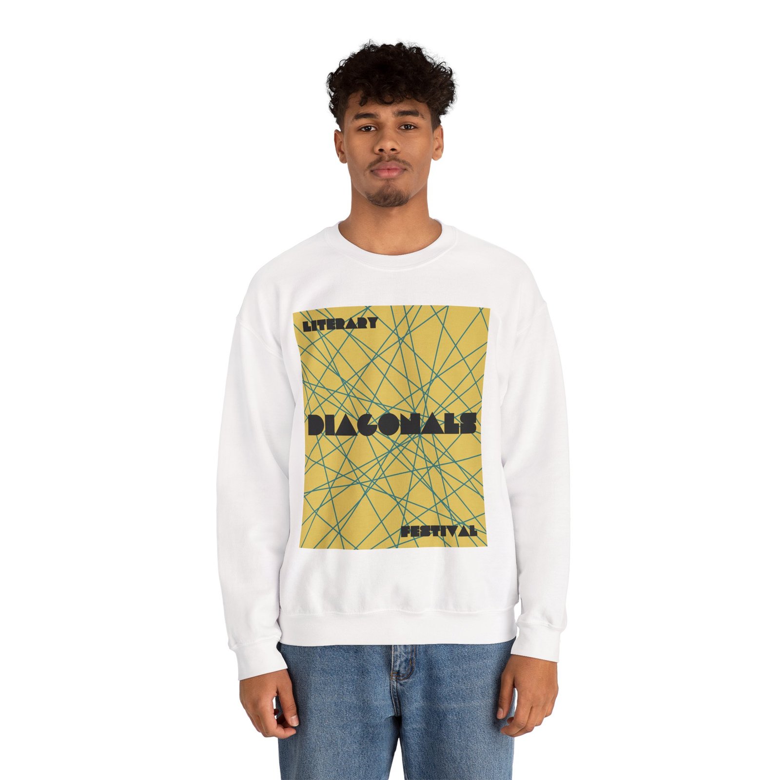 Diagonals Crewneck Sweatshirt I/V - Image 10