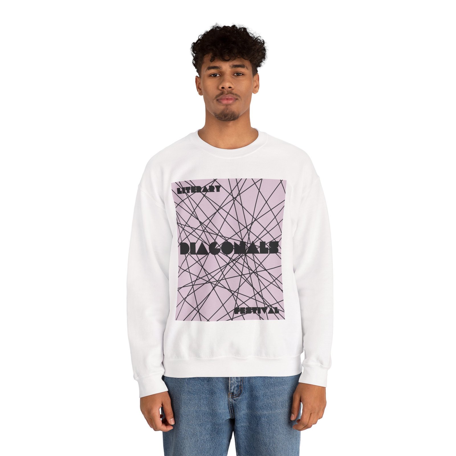 Diagonals Crewneck Sweatshirt I/XI - Image 10