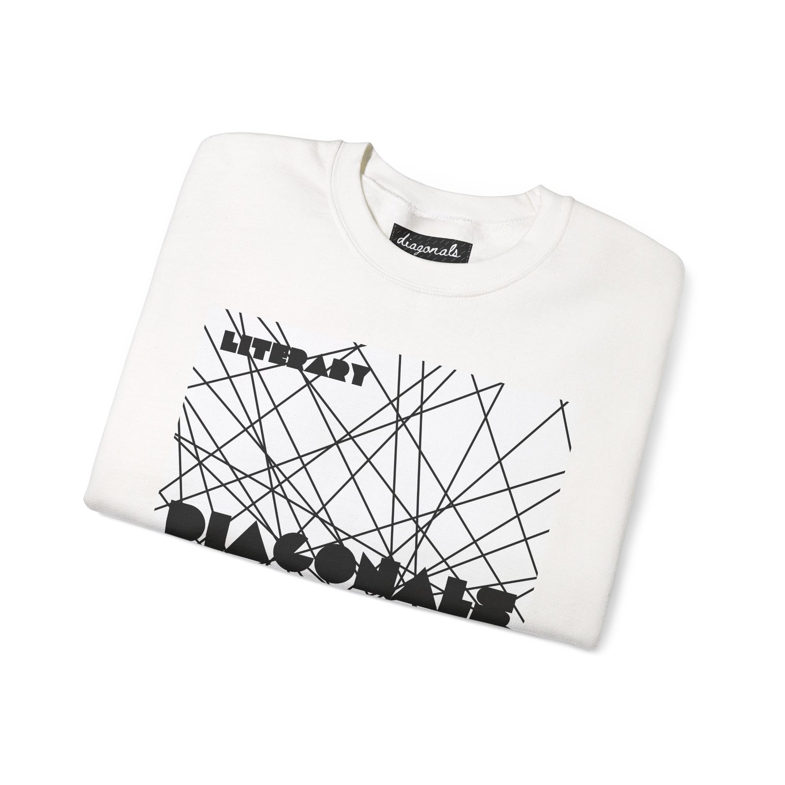 Diagonals Crewneck Sweatshirt I/VII - Image 8