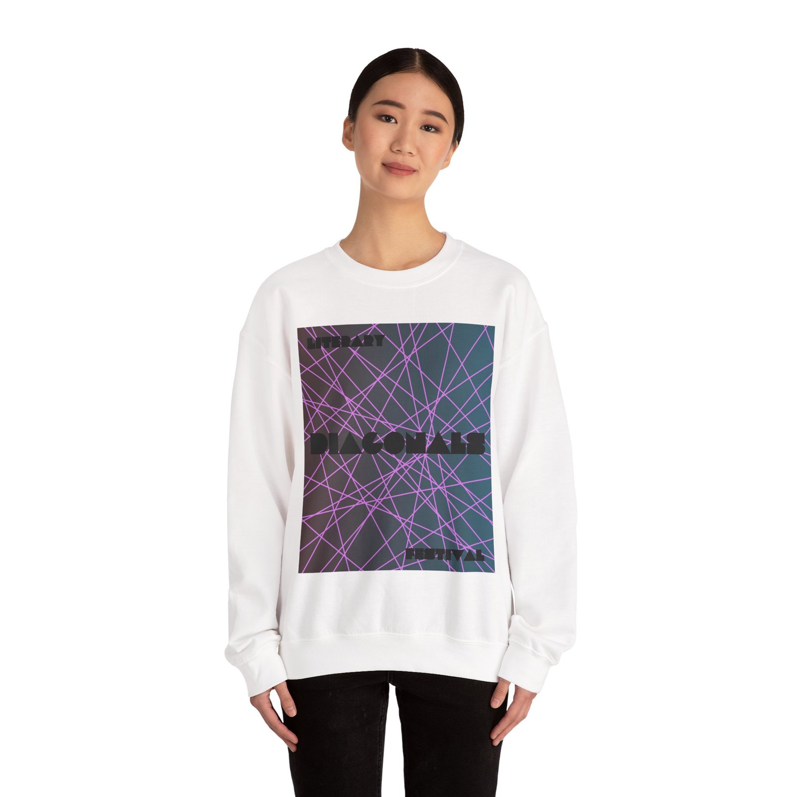 Diagonals Crewneck Sweatshirt I/III - Image 9
