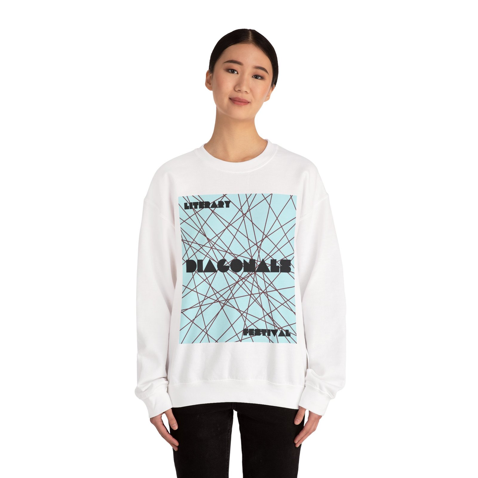 Diagonals Crewneck Sweatshirt I/VI - Image 9