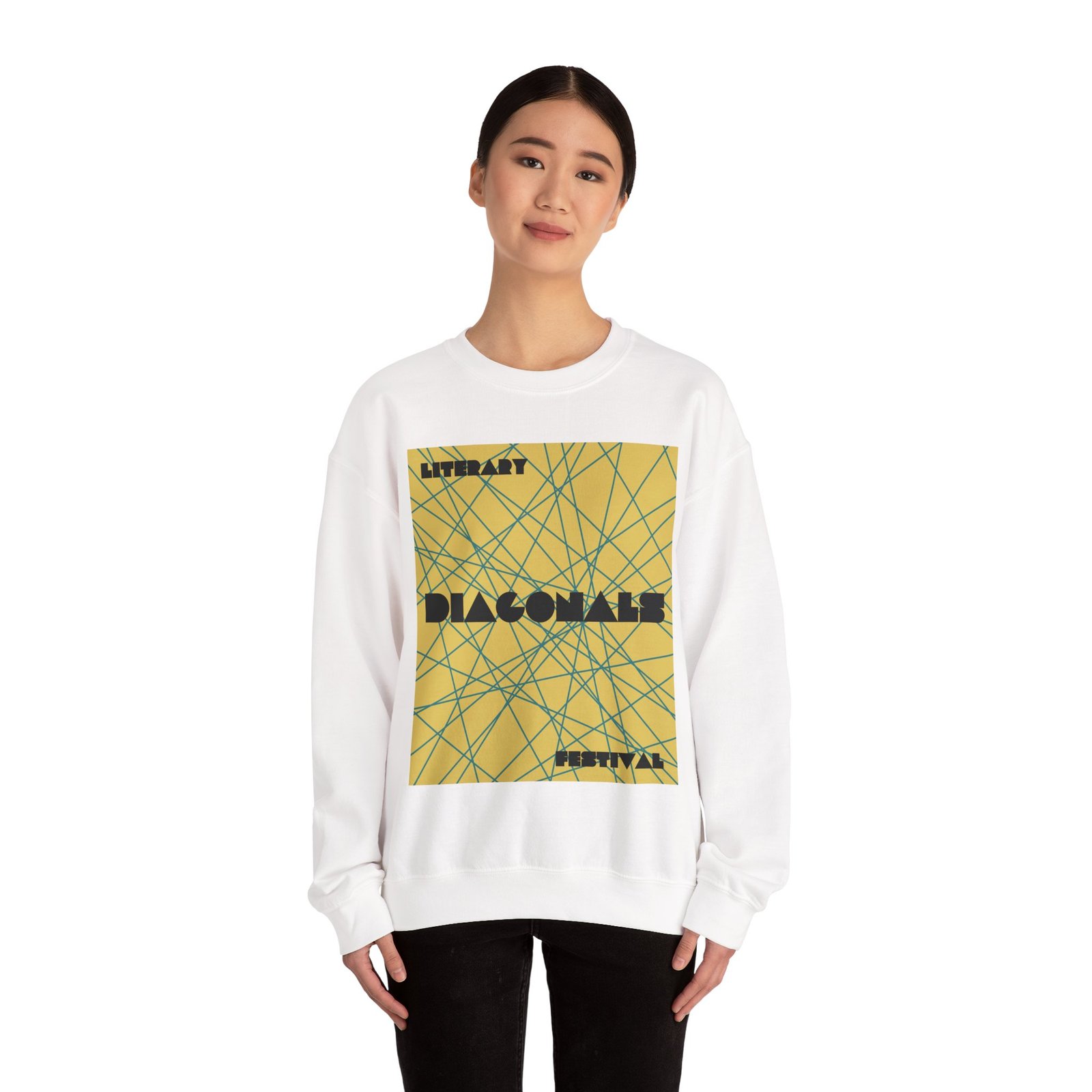 Diagonals Crewneck Sweatshirt I/V - Image 9