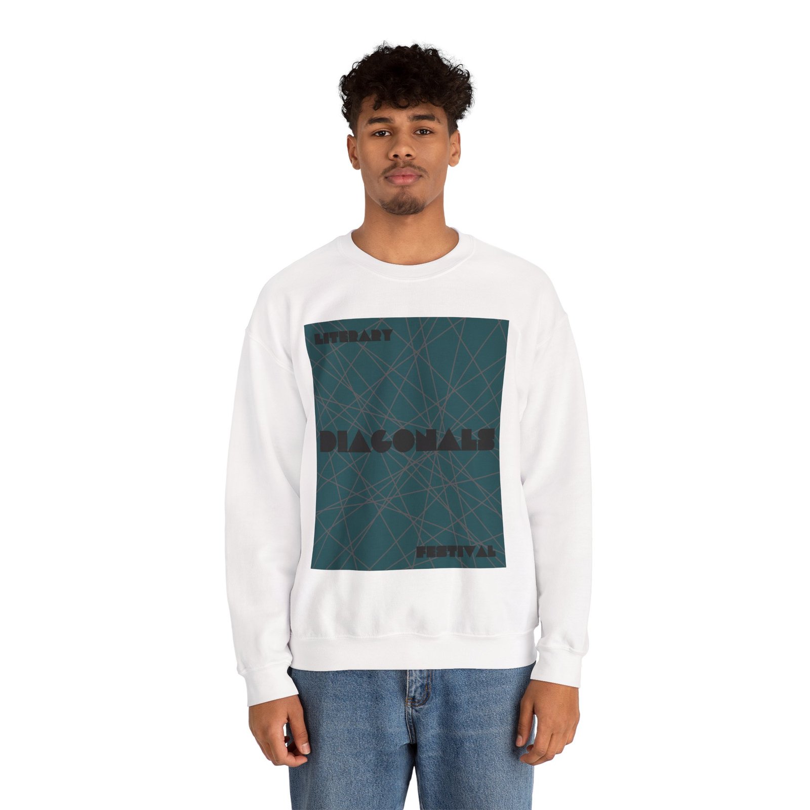 Diagonals Crewneck Sweatshirt I/IX - Image 10