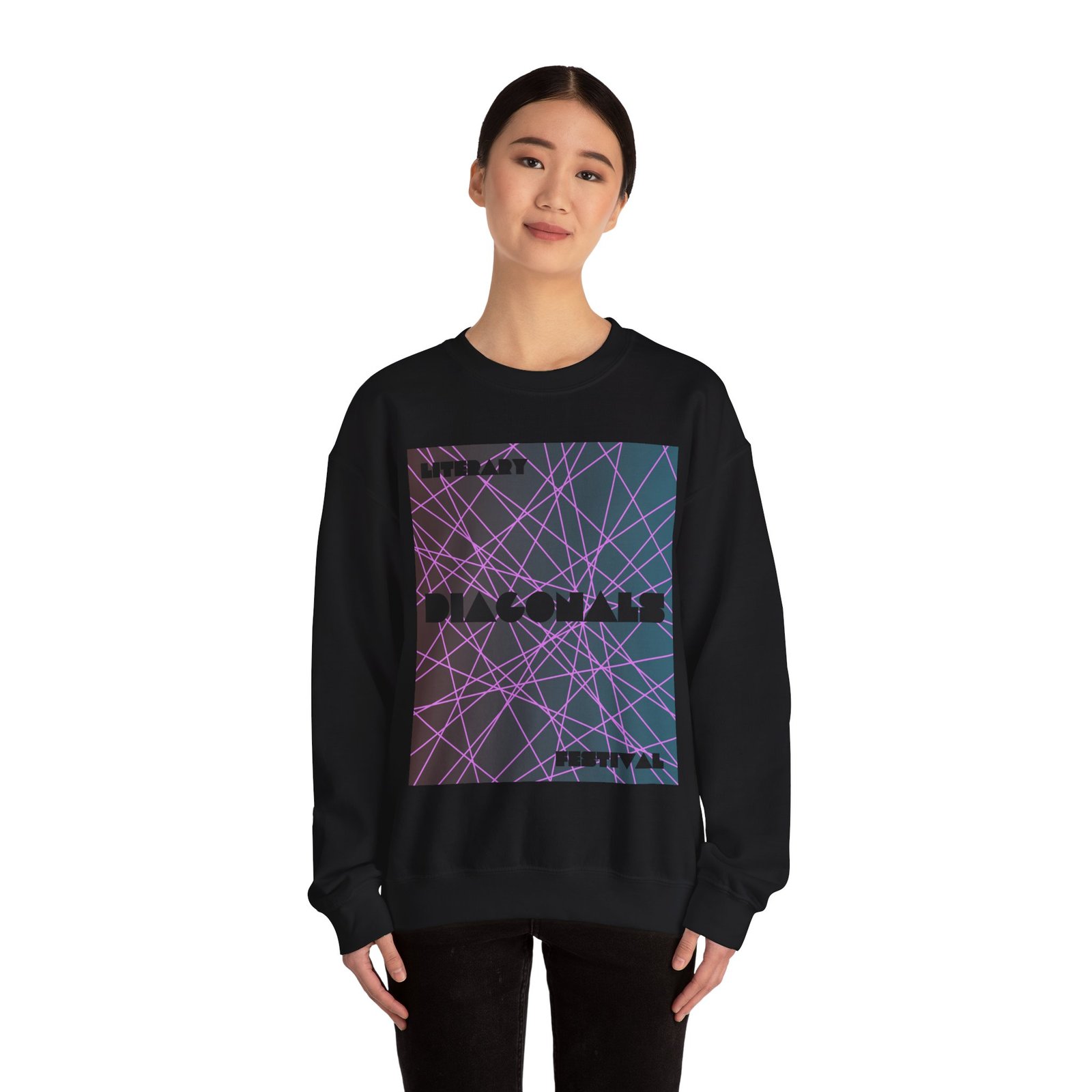 Diagonals Crewneck Sweatshirt I/III - Image 4