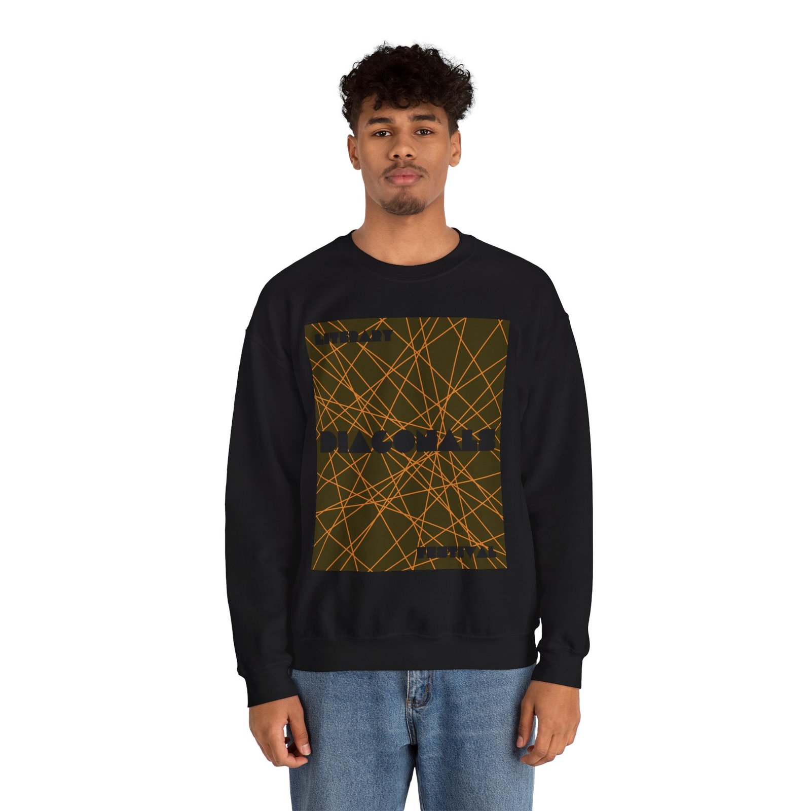 Diagonals Crewneck Sweatshirt I/IV - Image 5