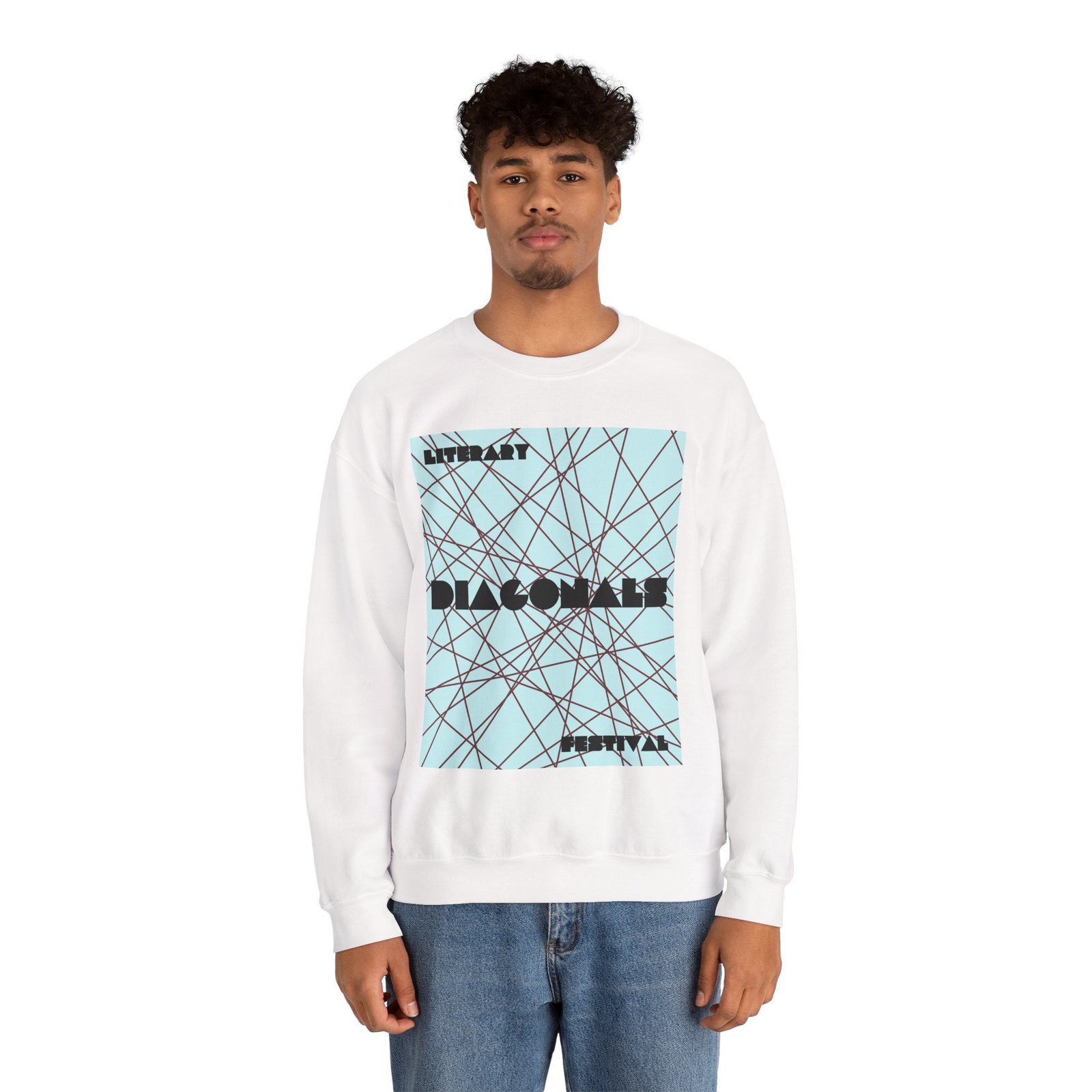 Diagonals Crewneck Sweatshirt I/VI - Image 10