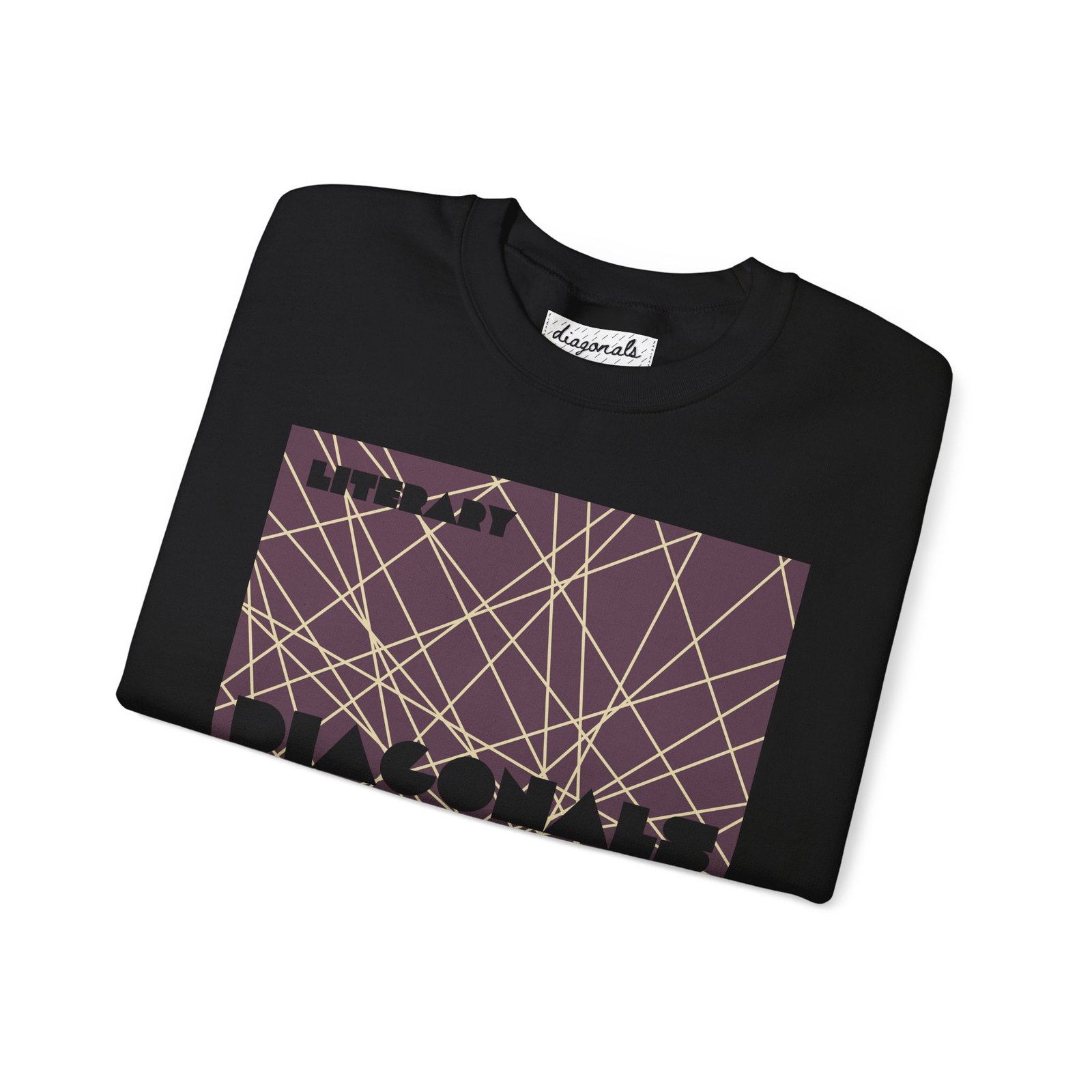 Diagonals Crewneck Sweatshirt I/VIII - Image 3