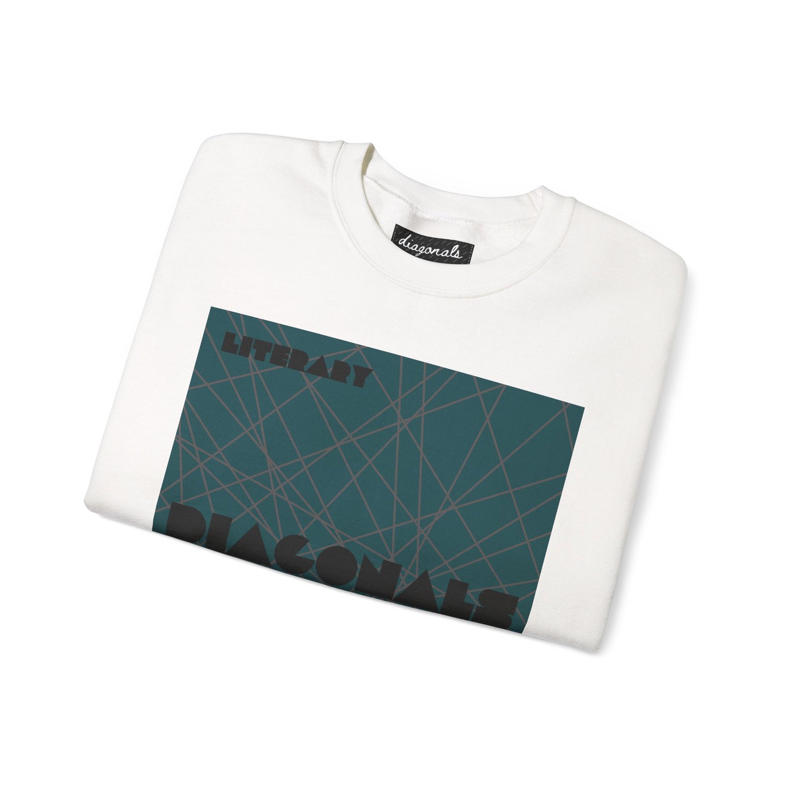 Diagonals Crewneck Sweatshirt I/IX - Image 8